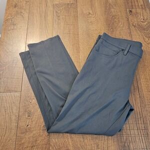 Stylus Mens Dark Gray Slim Fit 5 Pocket Stretch Quick Dry Pants 38x30